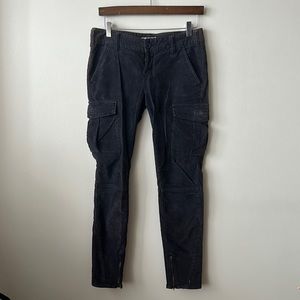 VINTAGE FREE PEOPLE- worn once! - zippered ankles- corduroy pants -26